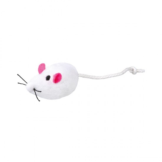 mouse with bell, plush, catnip, 5 cm