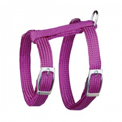 Cat harness with leash, nylon, 22-42 cm/10 mm, 1.25 m