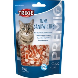 Λιχουδιές Γάτας, Trixie Premio Τuna Sandwiches με Τόνο & Κοτόπουλο 50gr