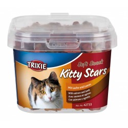Λιχουδιές Γάτας, Trixie Soft Snack Kitty Stars με Σολομό & Αρνί 140gr