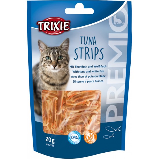Λιχουδιές Γάτας, Trixie Premio Tuna Strips με Τόνο 20gr