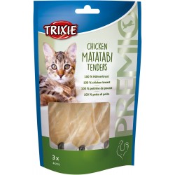 Λιχουδιές Γάτας, Trixie Premio Chicken Matatabi Tenders με Κοτόπουλο 3τμχ/55gr