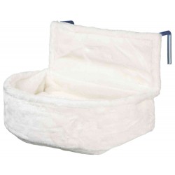 Cuddly bag for radiators, plush, 45x13x33cm, white