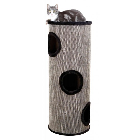 Amado Cat Tower, 100 cm, mottled black/black