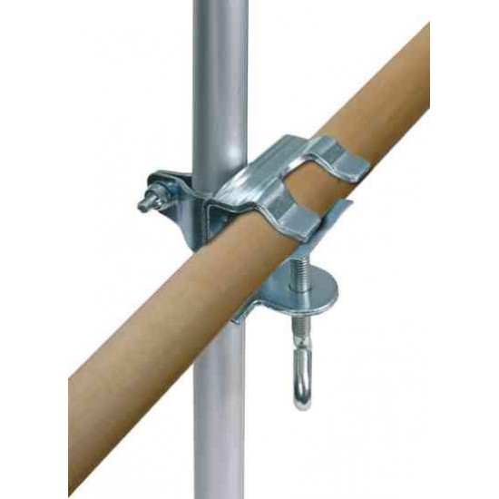 Banister clamp with telescope pole