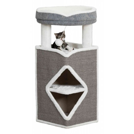 Arma Cat Tower, 98 cm, grey/blue/grey