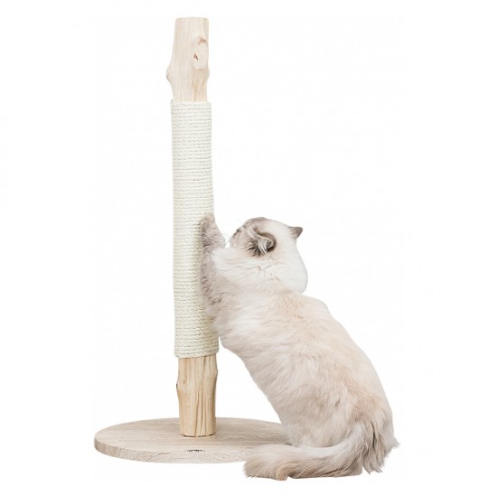 Scratching Post, Natural wood, 93cm, beige