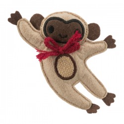 Monkey fabric with catnip, 12cm