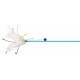 Playing stick with feathers, plastic, catnip, 4